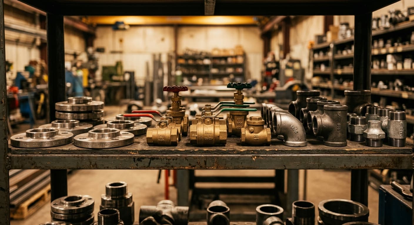 Pipe, Valves & Fittings